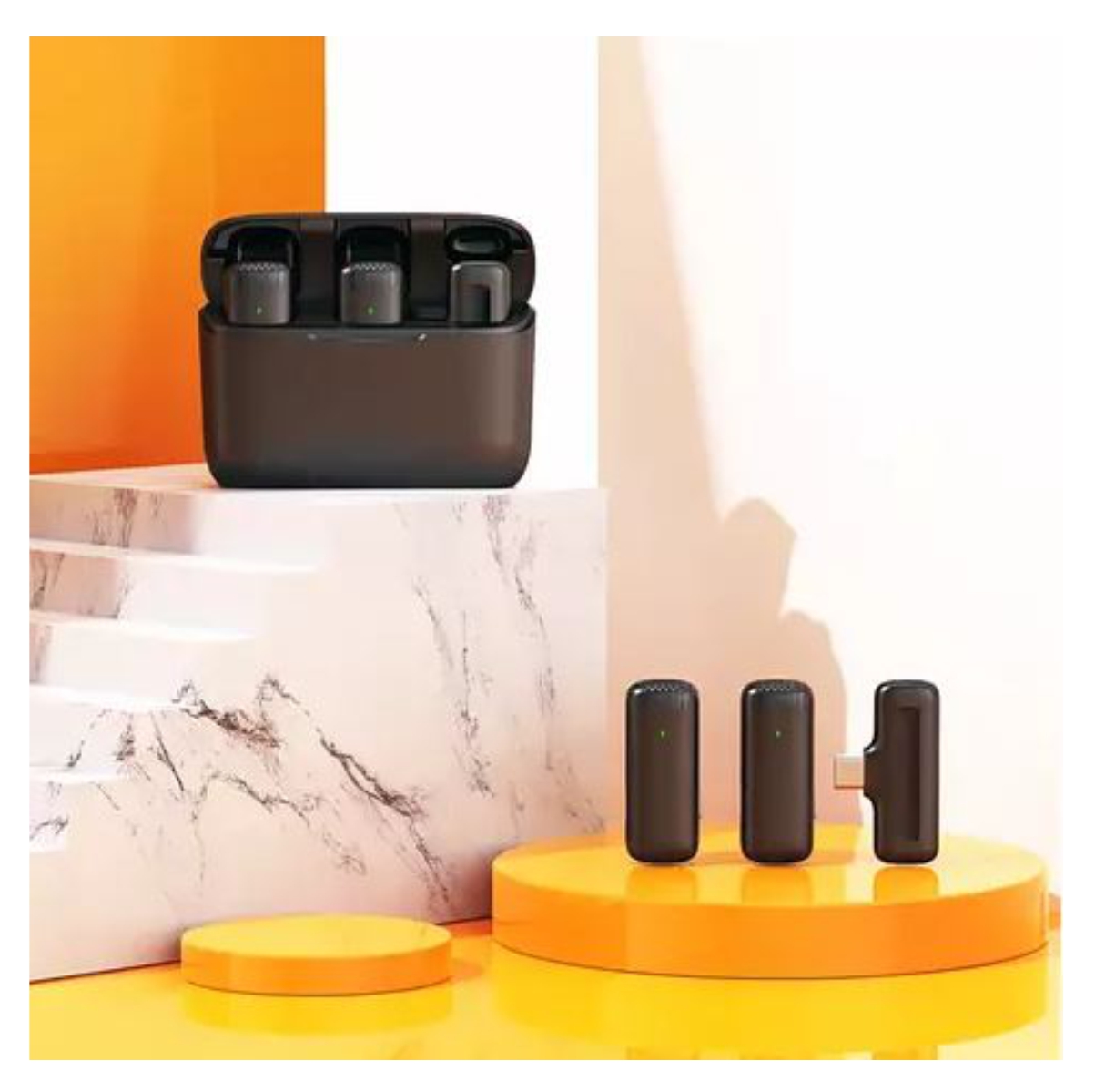 Miniatura 5 de Microfono de Solapa Recargable Dual